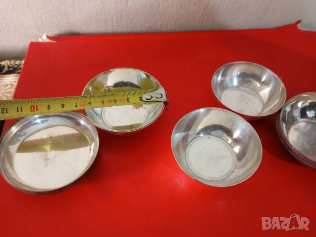 Посребрен туристически комплект чашки, снимка 5 - Други ценни предмети - 39728268