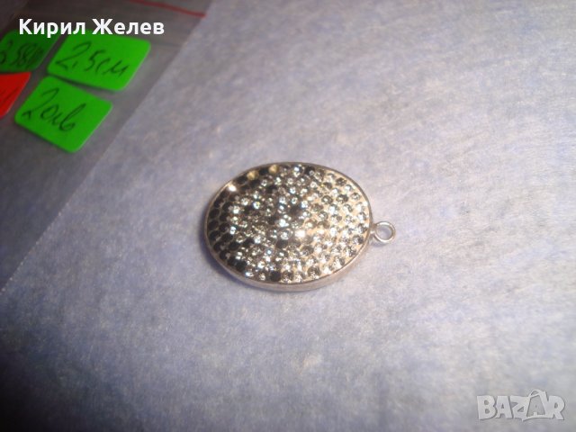 СРЕБЪРНО или ПОСРЕБРЕНО КРИСТАЛНО АРТ УКРАШЕНИЕ МЕДАЛЬОН 25861, снимка 11 - Колиета, медальони, синджири - 35897731