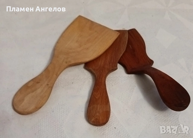 Дървени бъркалки, лопатки, снимка 9 - Прибори за хранене, готвене и сервиране - 53741618