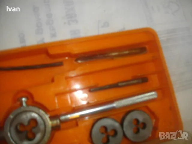 MEISTER НЕМСКИ ОРИГИНАЛЕН НЕПЪЛЕН КОМПЛЕКТ РЕЗБОНАРЕЗНИ МЕТЧИЦИ И ПЛАШКИ М3-М12, снимка 14 - Други инструменти - 48912035