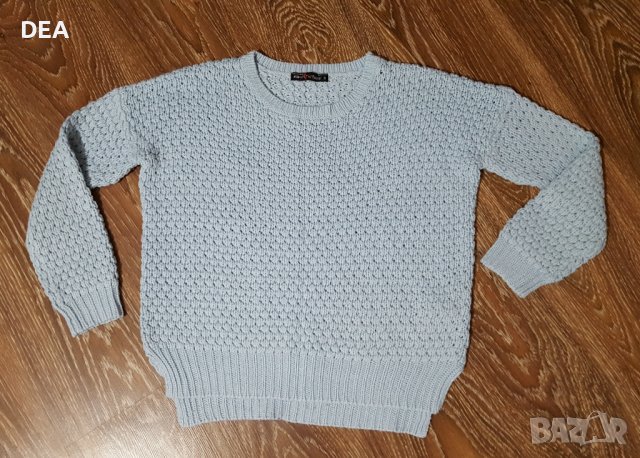 Марков син пуловер S/M-10лв.НАМАЛЕНИЕ, снимка 1 - Блузи с дълъг ръкав и пуловери - 39436931