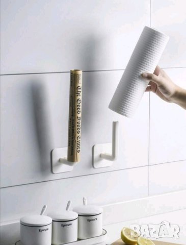 Стойка за кухненска ролка и тоалетна хартия , снимка 2 - Други - 41883075
