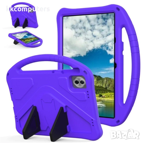 EVA Удароустойчив калъф за Honor Pad 10 | Протектор, Вградена стойка, Дръжка |Цвят: Черен, Син, Черв, снимка 2 - Калъфи, кейсове - 52085020