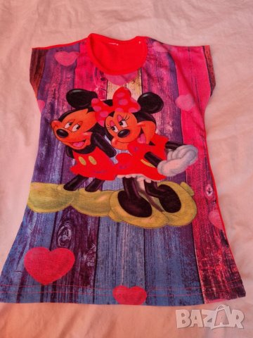 5-6г 116см Блуза тип тениска за момиче, ново с етикет, снимка 1