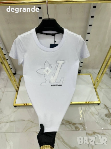 Нов Модел Дамска Тениска Louis Vuitton , снимка 3 - Тениски - 53289189