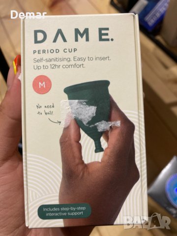 Mенструална чашка DAME Menstrual Cup Размер Medium, снимка 6 - Други - 41717740
