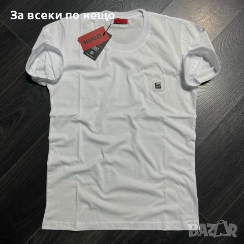 Hugo Boss Мъжка Тениска👕Мъжка Блуза С Къс Ръкав - Различни Цветове Код Bal Style15, снимка 4 - Тениски - 53642096