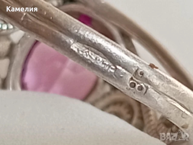 Руско сребро , снимка 5 - Пръстени - 51316545