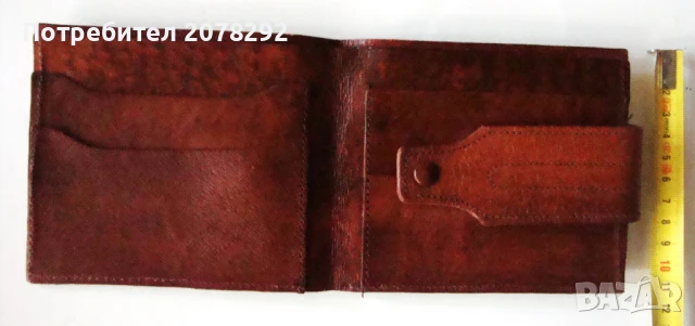 Ретро ,кожени портфейл и калъф за очила, снимка 4 - Портфейли, портмонета - 50838063
