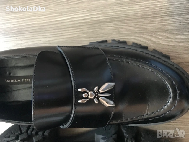 Лоуфъри Patrizia Pepe 37 размер, снимка 3 - Дамски ежедневни обувки - 53826377
