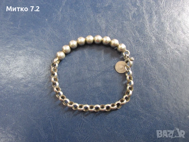 сребърна гривна - 19