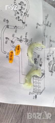 A2782050040**NEU**НОВА ОРИГИНАЛНА ЧАСТ**MERCEDES-BENZ**M176**M177**M278**ДЪРЖАЧ СПЕЦИАЛЕН**, снимка 4 - Части - 52211963