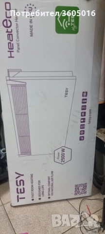 конвектор Tesy, снимка 3 - Отоплителни печки - 52861003