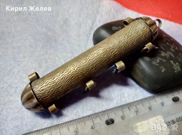 СТАРИННО САЧАНЕНО УКРАШЕНИЕ АМУЛЕТ НАКИТ РЯДКА МАЙСТОРСКА РЪЧНА ЕТНО ИЗРАБОТКА САЧАН ОРИЕНТА 47889, снимка 3 - Антикварни и старинни предмети - 48480499