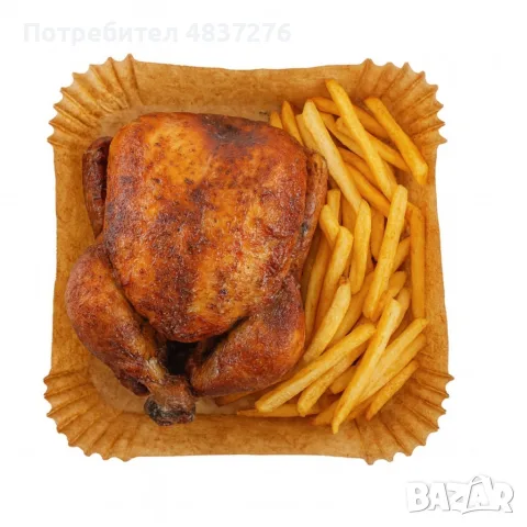 Незалепващи хартиени подложки за Air fryer, снимка 10 - Други - 55776900