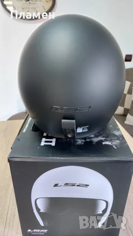 Каска с отворено лице LS OF599 Spitfire II - Matt Black, снимка 6 - Аксесоари и консумативи - 56235552