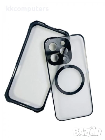 Калъф Алуминиева рамка Magsafe мат / Черен / за iPhone 16 Pro Max 6.9 Баркод : 3133014, снимка 2 - Калъфи, кейсове - 52433705