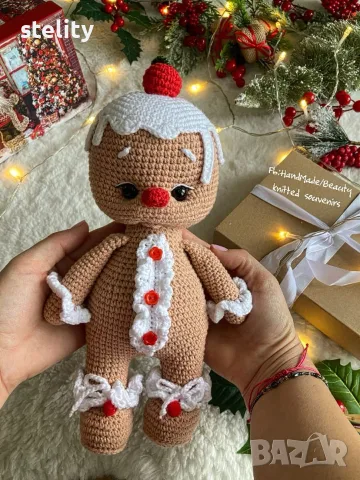 Коледна бисквитка играчка, снимка 2 - Коледни подаръци - 56343347