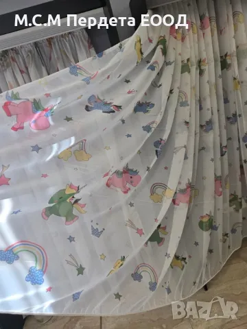 Плат за детски пердета , снимка 2 - Пердета и завеси - 50176362
