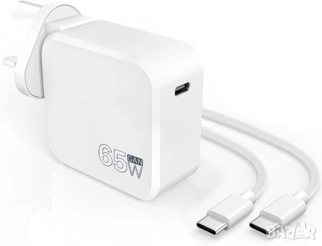 65W USB C зарядно, бързо зарядно GaN тип C