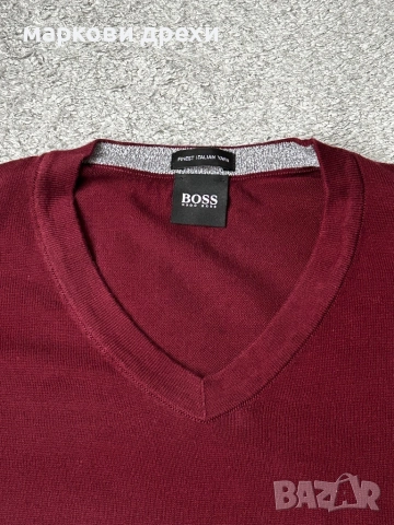 BOSS ATHLEISURE Pre-owned Jumper - red L, снимка 6 - Пуловери - 52972995