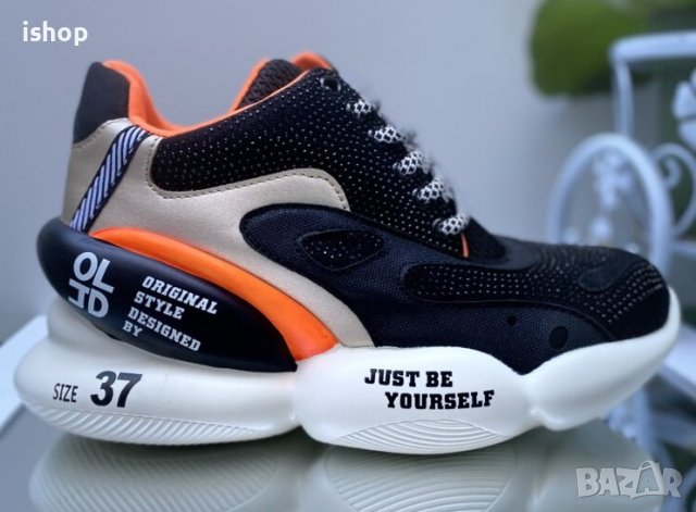 Дамски Маратонки На Платформа, снимка 5 - Маратонки - 39492106