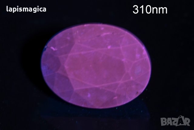 Син апатит 1.63ct овална шлифовка, снимка 2 - Други - 41734681