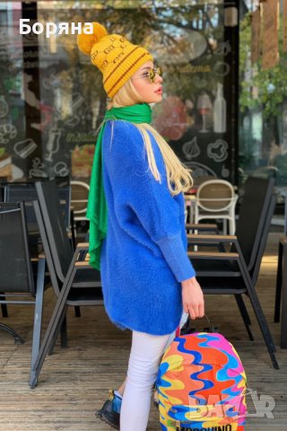 НАМАЛЕН - Нов пухкав пуловер бутик Vision, снимка 4 - Блузи с дълъг ръкав и пуловери - 38572644