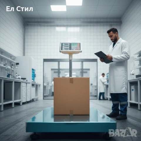 Електронен кантар с платформа до 1000 кг, снимка 4 - Везни - 53804678