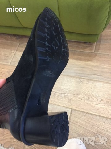 80лв до 30.11!Karen Millen,естествен велур и естествена кожа боти, снимка 12 - Дамски боти - 39128676