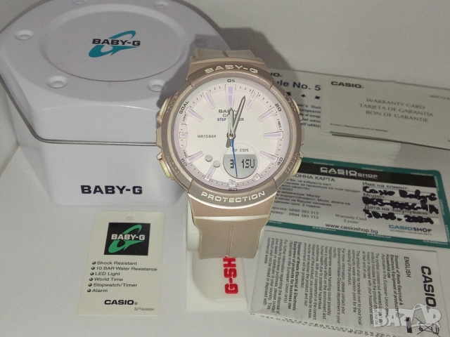 Дамски часовник крачкомер Casio Baby-G BGS-100SC Step Tracker Special Color