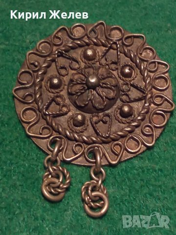 ВЪЗРОЖДЕНСКА ФИЛИГРАННА от САЧАН БРОШКА СТАРИНЕН НАКИТ 15116, снимка 9 - Антикварни и старинни предмети - 30285224