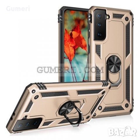 Samsung Galaxy S21 FE 5G Противоударен Хибриден Гръб с Ринг, снимка 7 - Калъфи, кейсове - 35920366