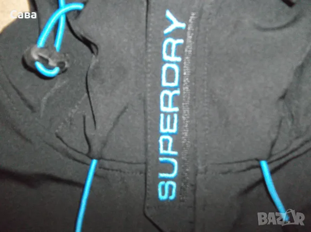 Софтшел SUPERDRY  мъжки,С, снимка 2 - Спортни дрехи, екипи - 56058554