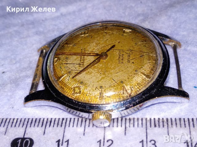 ONSA 17 RUBIS INCABLOC Стар ШВЕЙЦАРСКИ РЯДЪК КОЛЕКЦИОНЕРСКИ МАРКОВ Мех. ЧАСОВНИК РАБОТЕЩ 37203, снимка 5 - Антикварни и старинни предмети - 40206692