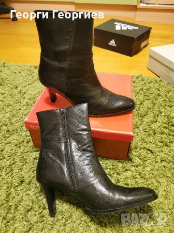 Стархотни боти естествена кожа, снимка 5 - Дамски ботуши - 39369203
