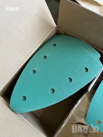  Шкурка велкро DELTA - триъгълни100х150мм  К80, снимка 3 - Други - 41043045