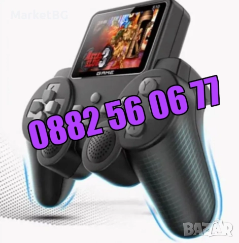 Безжична ретро конзола с 520 игри, с дипслей и втори джойстик, снимка 2 - Други игри и конзоли - 52163272