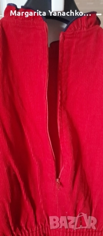 Красива кадифена рокля за момиче , снимка 3 - Рокли - 51942148