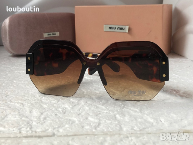 Miu 2021 слънчеви очила с лого, снимка 2 - Слънчеви и диоптрични очила - 36333093