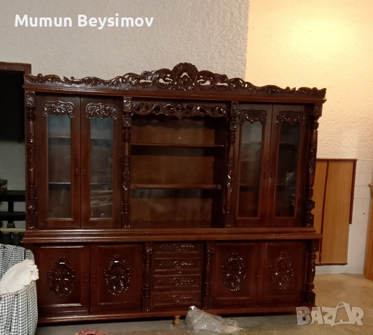 ръчно изработена витрина много запазен , снимка 3 - Секции и витрини - 53168950