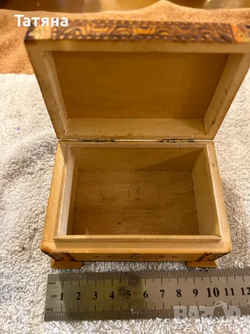 Кутии за бижута винтидж от дърво, снимка 2 - Антикварни и старинни предмети - 48263535