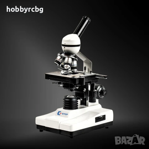 Професионален биологичен монокулярен микроскоп 40х-1600х за STEM кабинети, училища, научни дейности , снимка 3 - Медицинска апаратура - 50769347
