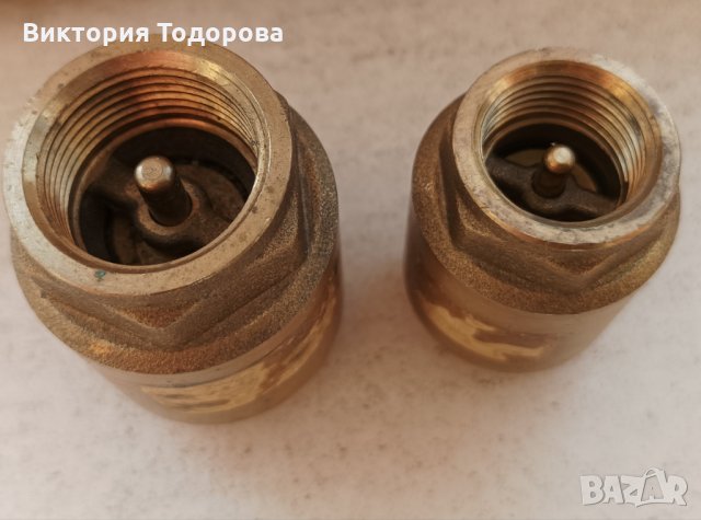 Възвратни клапани с метален клапан 3/4 и 1/2, снимка 5 - ВИК - 35741348