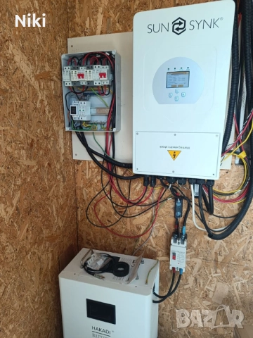 Продавам работещ Соларен Хибриден Инвертор SunSynk 5.5Kw в гаранция, снимка 7 - Друга електроника - 51869273