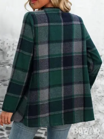 Карирано удължено сако, снимка 3 - Сака - 47273693
