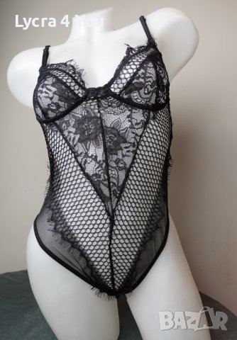 М ново черно дамско боди, снимка 3 - Бельо - 42240728