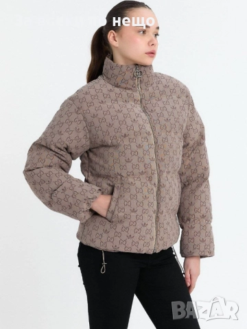 Gucci Дамско Бежово Зимно Яке Гучи Код P1493