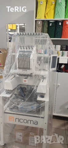 Бродировъчен автомат RICOMA EM-1010-8S - 10 конечна бродировъчна машина, снимка 2 - Друго търговско оборудване - 51826067