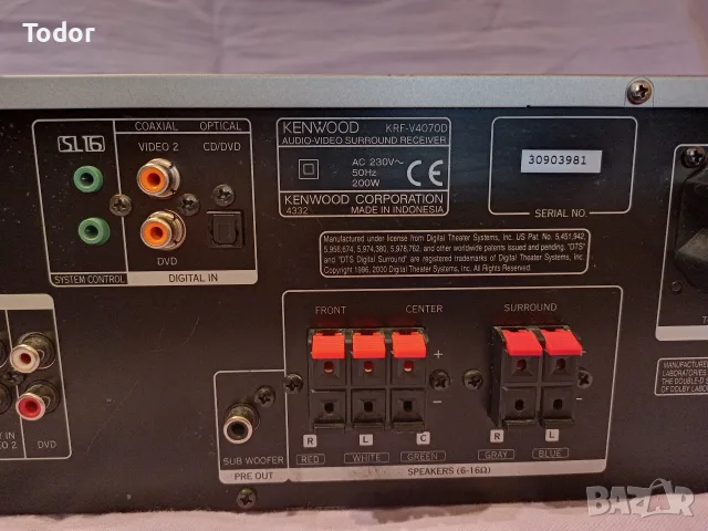 Продавам ресивър KENWOOD, снимка 9 - Ресийвъри, усилватели, смесителни пултове - 56009448